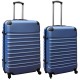 Travelerz kofferset 2 delige ABS groot - met cijferslot - reiskoffers 69 en 95 liter - licht blauw Travelerz kofferset 2 delige ABS groot - met cijferslot - reiskoffers 69 en 95 liter - licht blauw