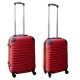 Travelerz kofferset 2 delige ABS handbagage koffers - met cijferslot - 27 en 39 liter - rood 