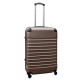 Travelerz kofferset 4 delig ABS - zwenkwielen - met cijferslot - goud