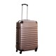 Travelerz kofferset 3 delig met wielen en cijferslot - handbagage koffers - ABS - Rose goud