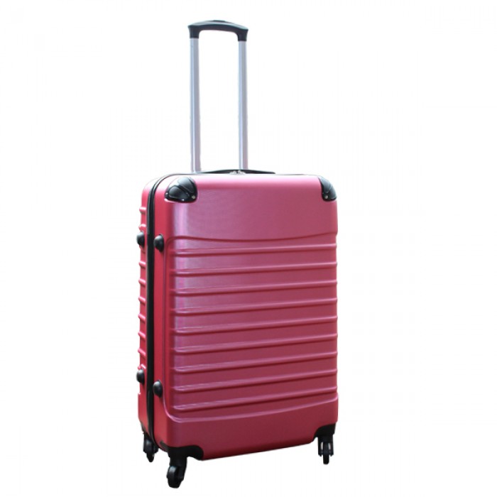 Travelerz kofferset 3 delig met wielen en cijferslot - handbagage koffers - ABS - roze