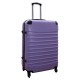 Travelerz kofferset 2 delige ABS groot - met cijferslot - 95 liter - licht blauw - lila