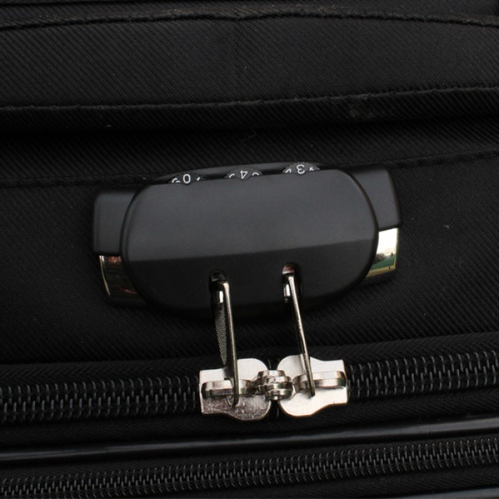 2 delige stoffen handbagage kofferset 27 en 39 liter bruin (stof) 2 delige stoffen handbagage kofferset 27 en 39 liter bruin (stof)