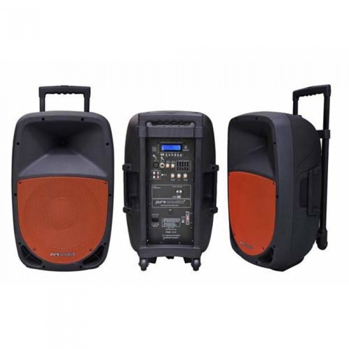 Pure Acoustics PMW1212 Portable bluetooth entertainment systeem met opname functie Pure Acoustics PMW1212 Portable bluetooth entertainment systeem met opname functie