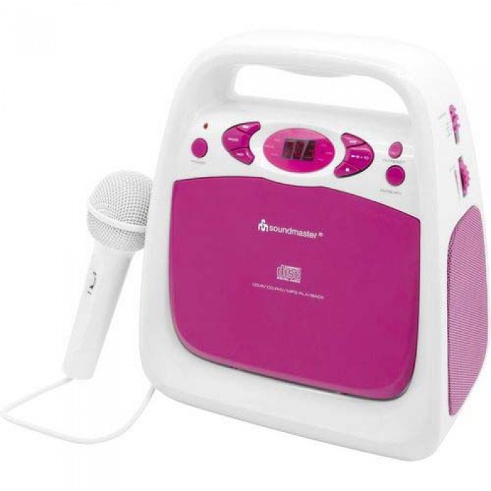 Soundmaster KCD50PI Draagbare Sing a Long CD/USB speler met radio Soundmaster KCD50PI Draagbare Sing a Long CD/USB speler met radio