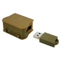 Soundmaster NR5U USB-geheugenstick 8GB in de vorm van Soundmaster Music Center NR513