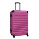 Travelerz reiskoffer met wielen 95 liter - lichtgewicht - cijferslot - licht roze