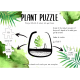 DeBlock Plant Puzzel Discover the World Ecosysteem met verlichting - 25 cm DeBlock Plant Puzzel Discover the World Ecosysteem met verlichting - 25 cm