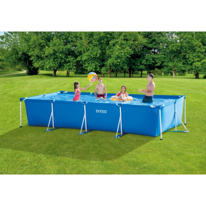opzetzwembad zonder pomp 28273NP 450 x 220 cm blauw opzetzwembad zonder pomp 28273NP 450 x 220 cm blauw