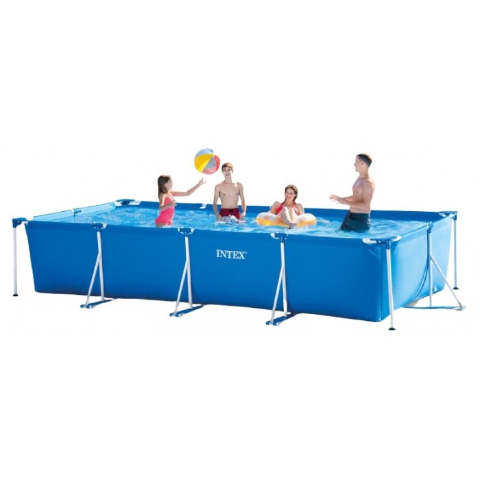 opzetzwembad zonder pomp 28273NP 450 x 220 cm blauw opzetzwembad zonder pomp 28273NP 450 x 220 cm blauw