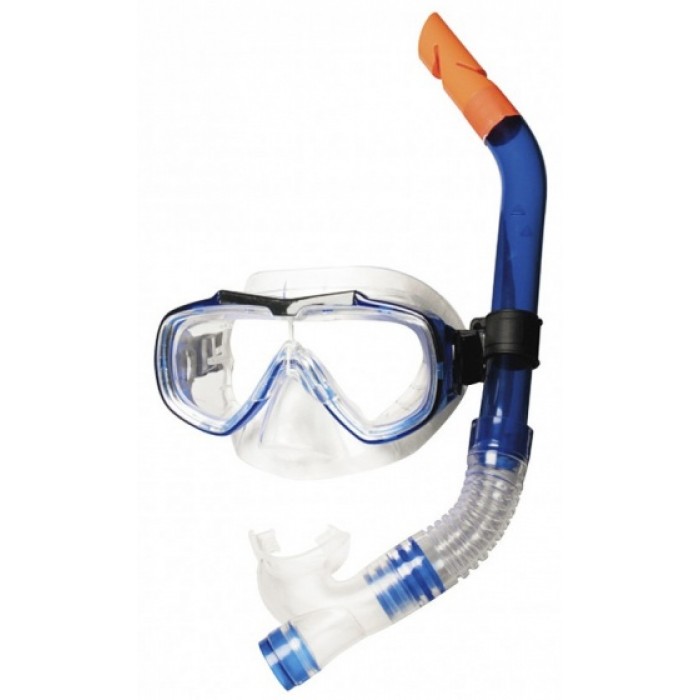 snorkelset Aquarius junior 40 cm blauw snorkelset Aquarius junior 40 cm blauw