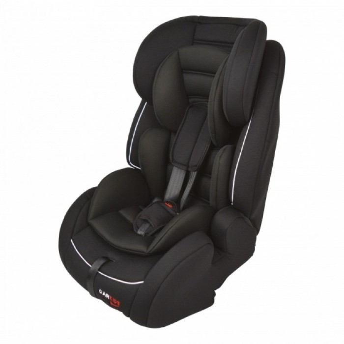 Carkids autostoeltje groep 1/2/3 Isofix zwart/wit Carkids autostoeltje groep 1/2/3 Isofix zwart/wit