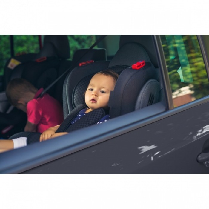 Carkids autostoeltje groep 1/2/3 Isofix zwart/rood Carkids autostoeltje groep 1/2/3 Isofix zwart/rood