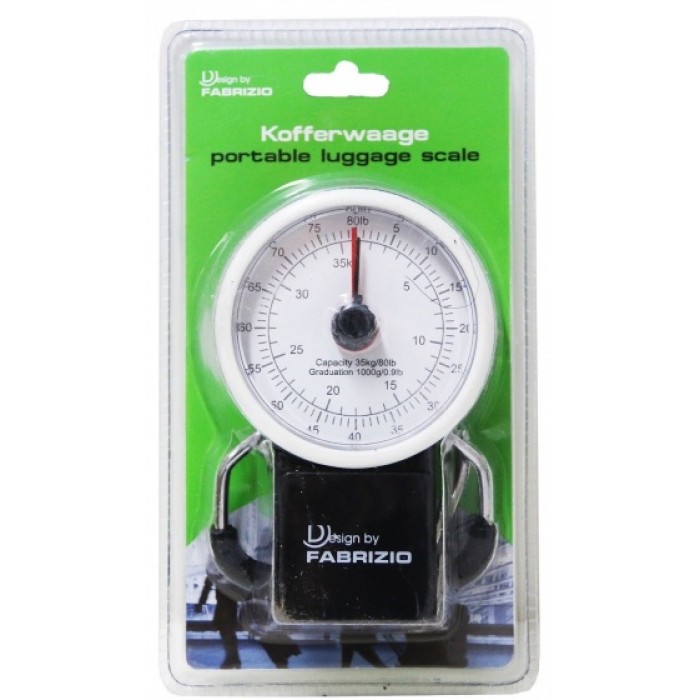 kofferweegschaal 35 kg zwart/wit 12 cm kofferweegschaal 35 kg zwart/wit 12 cm