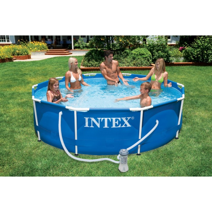 Intex opzetzwembad met pomp 28212GN 366 x 76 cm blauw Intex opzetzwembad met pomp 28212GN 366 x 76 cm blauw