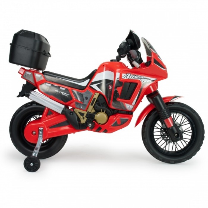 Injusa accuvoertuig motorbike Honda Africa 6V 100 cm rood Injusa accuvoertuig motorbike Honda Africa 6V 100 cm rood