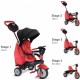 4-in-1 driewieler Swing DLX Junior Rood 4-in-1 driewieler Swing DLX Junior Rood