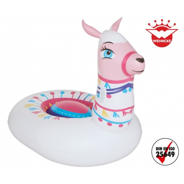opblaasbare lama 176 x 120 x 132 cm wit opblaasbare lama 176 x 120 x 132 cm wit