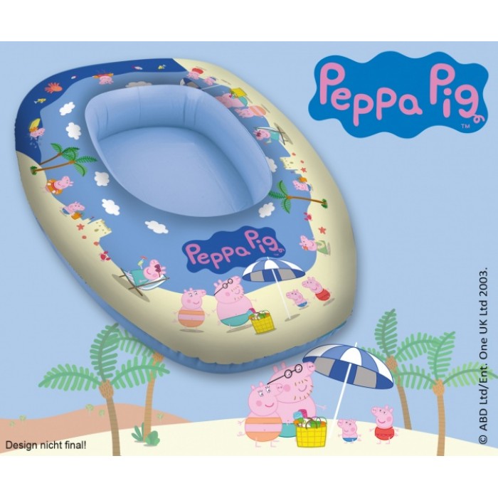 opblaasboot Peppa Pig 80 x 54 cm blauw opblaasboot Peppa Pig 80 x 54 cm blauw