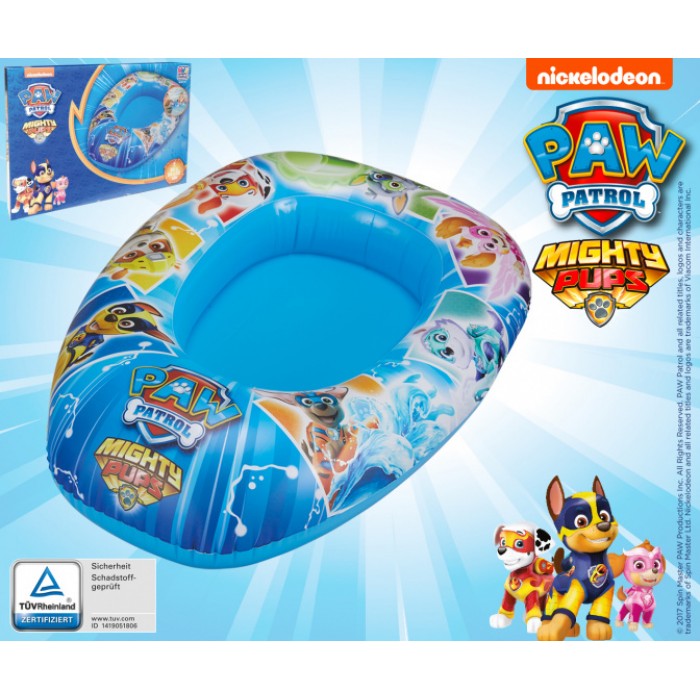 opblaasboot Paw Patrol 80 x 54 cm blauw opblaasboot Paw Patrol 80 x 54 cm blauw