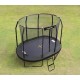 Jumpking trampoline met net en ladder JumpPod Oval 351 x 244 cm zwart (2016) Jumpking trampoline met net en ladder JumpPod Oval 351 x 244 cm zwart (2016)