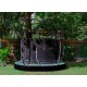 Jumpking trampoline InGround Deluxe 305 cm zwart/groen Jumpking trampoline InGround Deluxe 305 cm zwart/groen