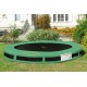 Jumpking trampoline InGround Classic 2,44 meter zwart/groen Jumpking trampoline InGround Classic 2,44 meter zwart/groen