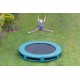 Jumpking trampoline InGround Classic 2,44 meter zwart/groen Jumpking trampoline InGround Classic 2,44 meter zwart/groen
