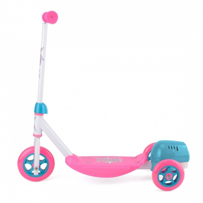 Xootz 3-wiel kinderstep Bubble Scooter Meisjes Voetrem Roze