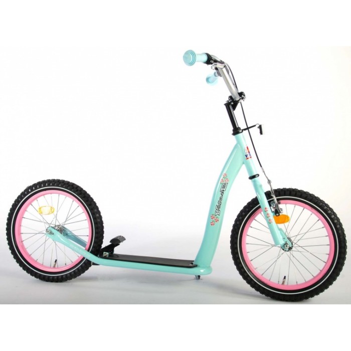 Volare Autoped step 16 Inch Meisjes Voetrem Mintgroen Volare Autoped step 16 Inch Meisjes Voetrem Mintgroen