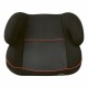 Carkids zitverhoger groep 3 Isofix zwart met rode bies Carkids zitverhoger groep 3 Isofix zwart met rode bies