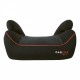 Carkids zitverhoger groep 3 Isofix zwart met rode bies Carkids zitverhoger groep 3 Isofix zwart met rode bies