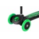 AMIGO Surfer 3-wielkinderstep Junior Voetrem Zwart/Groen AMIGO Surfer 3-wielkinderstep Junior Voetrem Zwart/Groen