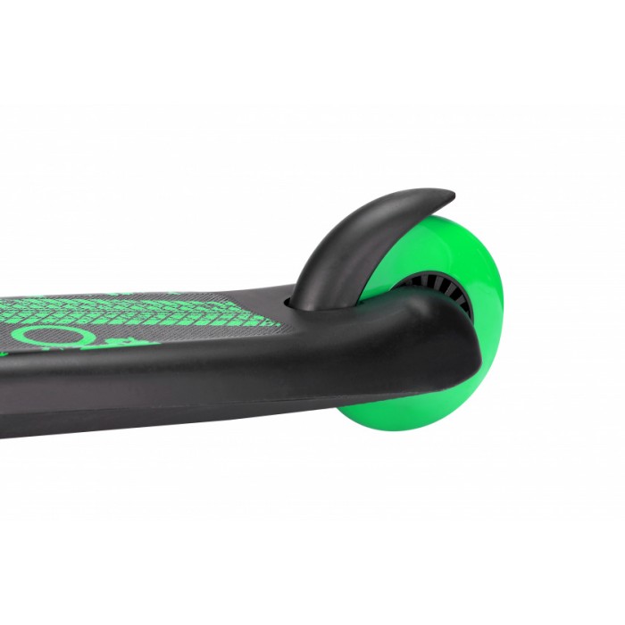 AMIGO Surfer 3-wielkinderstep Junior Voetrem Zwart/Groen AMIGO Surfer 3-wielkinderstep Junior Voetrem Zwart/Groen