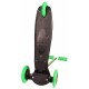 AMIGO Surfer 3-wielkinderstep Junior Voetrem Zwart/Groen AMIGO Surfer 3-wielkinderstep Junior Voetrem Zwart/Groen