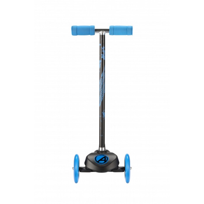 AMIGO Surfer 3-wiel kinderstep Junior Voetrem Zwart/Blauw AMIGO Surfer 3-wiel kinderstep Junior Voetrem Zwart/Blauw