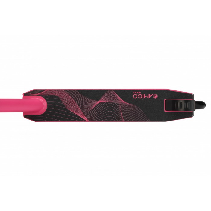 AMIGO Wave stuntstep Junior Voetrem Roze/Zwart AMIGO Wave stuntstep Junior Voetrem Roze/Zwart