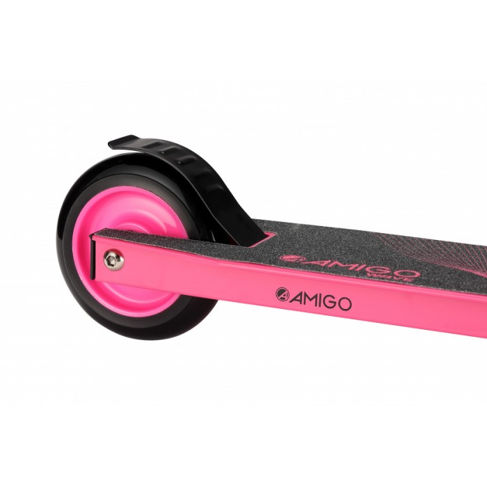 AMIGO Wave stuntstep Junior Voetrem Roze/Zwart AMIGO Wave stuntstep Junior Voetrem Roze/Zwart