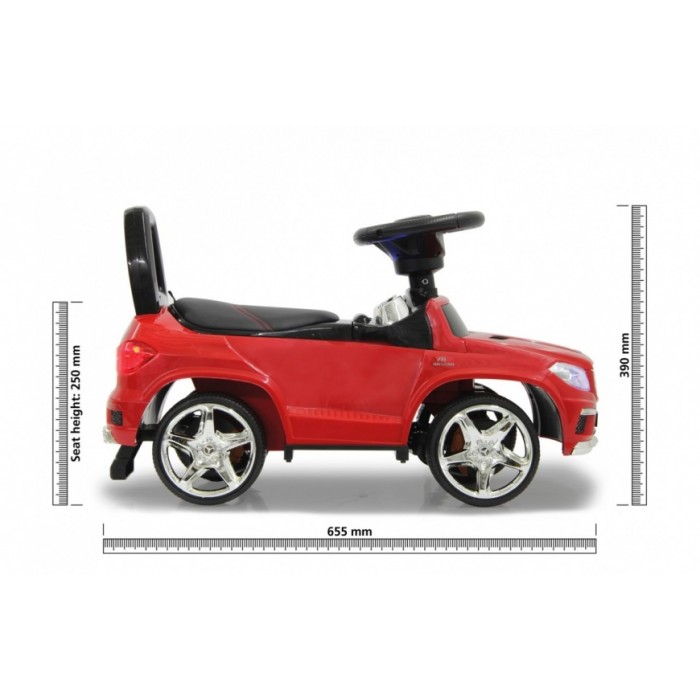 Jamara loopauto Mercedes GL 63 AMG 65,5 x 28 x 39 cm rood Jamara loopauto Mercedes GL 63 AMG 65,5 x 28 x 39 cm rood