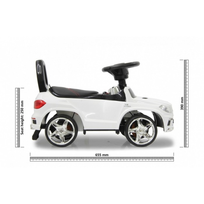 Jamara loopauto Mercedes GL 63 AMG 65,5 x 28 x 39 cm wit Jamara loopauto Mercedes GL 63 AMG 65,5 x 28 x 39 cm wit