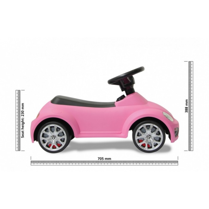 Jamara loopauto Beetle 70 x 30 x 38 cm roze Jamara loopauto Beetle 70 x 30 x 38 cm roze