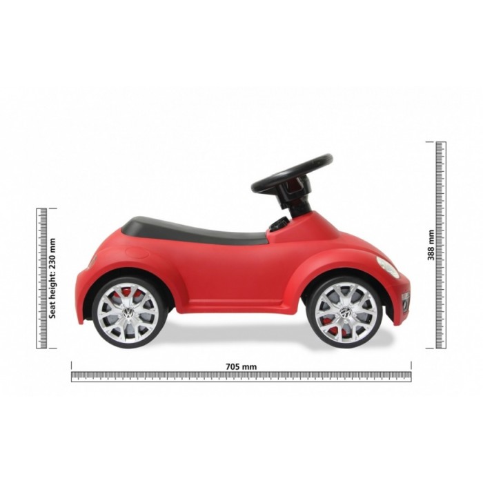 Jamara loopauto Beetle 70 x 30 x 38 cm rood Jamara loopauto Beetle 70 x 30 x 38 cm rood