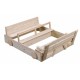 zandbak Auto junior 120 x 100 x 20 cm blank zandbak Auto junior 120 x 100 x 20 cm blank