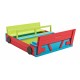 zandbak Auto 120 x 100 cm hout blauw/groen/rood zandbak Auto 120 x 100 cm hout blauw/groen/rood