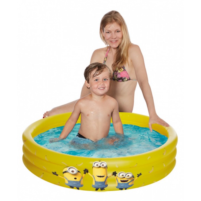 opblaaszwembad Minions 100 x 23 cm geel opblaaszwembad Minions 100 x 23 cm geel
