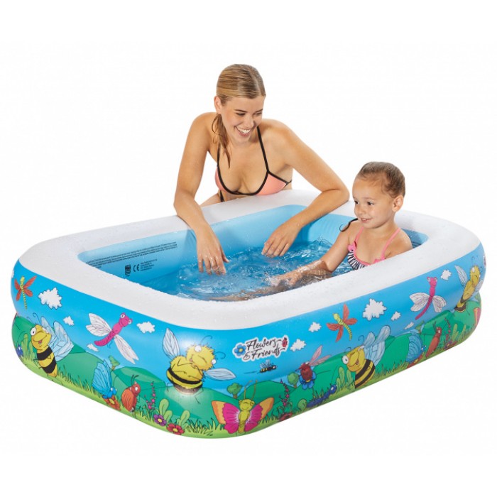 opblaaszwembad 132 x 94 x 36 cm blauw opblaaszwembad 132 x 94 x 36 cm blauw