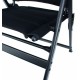 campingstoel Geneve 122 x 51 cm aluminium zwart campingstoel Geneve 122 x 51 cm aluminium zwart