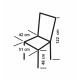 campingstoel Geneve 122 x 51 cm aluminium zwart campingstoel Geneve 122 x 51 cm aluminium zwart