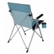 Eurotrail vouwstoel Arras 64 x 91 cm staal/polyester blauw/zwart Eurotrail vouwstoel Arras 64 x 91 cm staal/polyester blauw/zwart