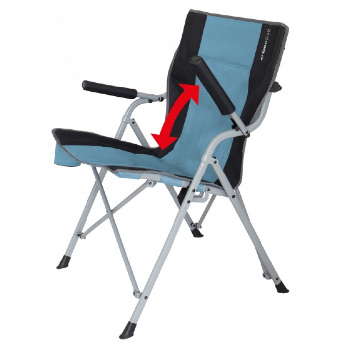 Eurotrail vouwstoel Arras 64 x 91 cm staal/polyester blauw/zwart Eurotrail vouwstoel Arras 64 x 91 cm staal/polyester blauw/zwart